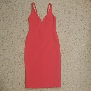 Red bodycon dress